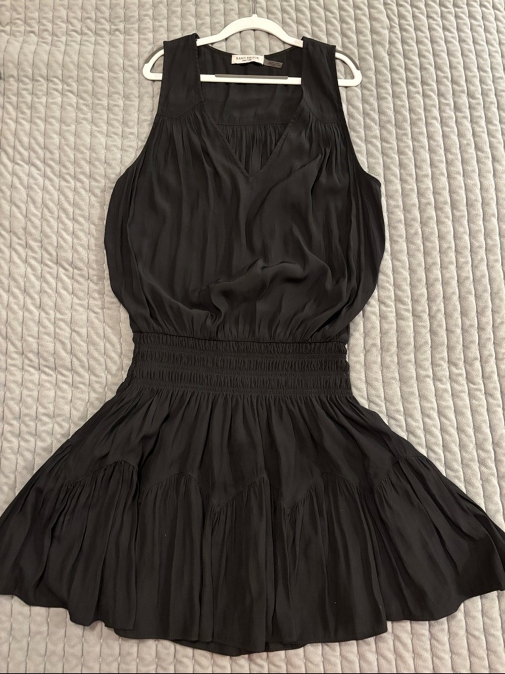 Ramy Brook Black Sleeveless Mini Dress
